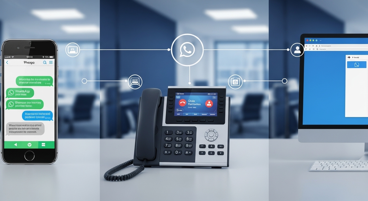 Atendimento Omnichannel (WhatsApp, Web, Telefone IP)​